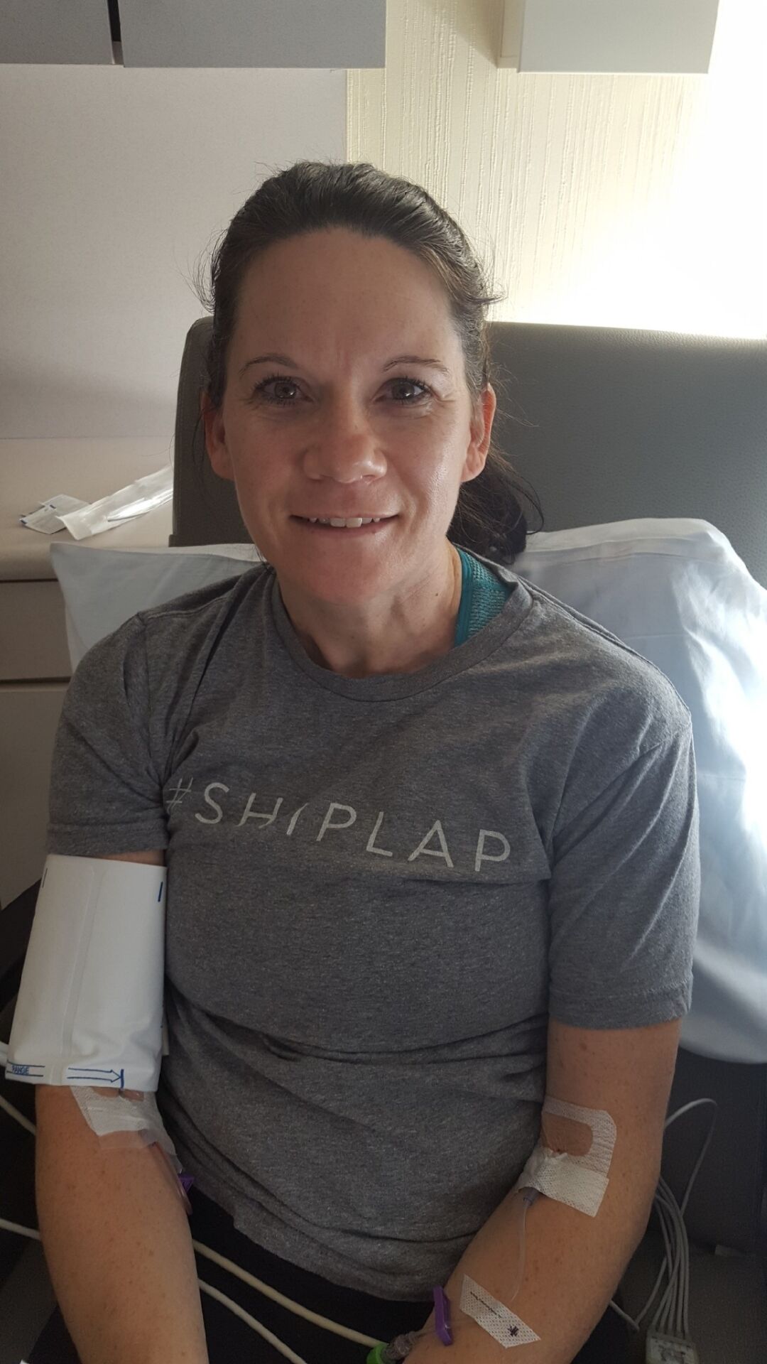 Rochelle in the hospital